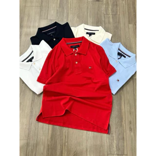 T.clothing - Áo thun polo nữ cổ bẻ logo thêu TM - ẢNH CHÍNH CHỦ