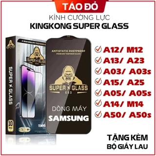 Kính Cường Lực Samsung A12 A13 A14 A50 A03 A03s A03Core A25 A23 M12 M14 KingKong Full Màn Chống va đập