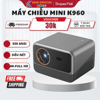 Máy chiếu Mini KP960 siêu nét FULL HD, hệ điều hành Android 10.0, hình ảnh sắc nét, âm thanh sống động, BH 24 Tháng