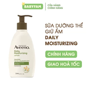 Sữa dưỡng thể giữ ẩm hằng ngày cho da thường, da khô và da nhạy cảm Aveeno Daily Moisturizing 354ml