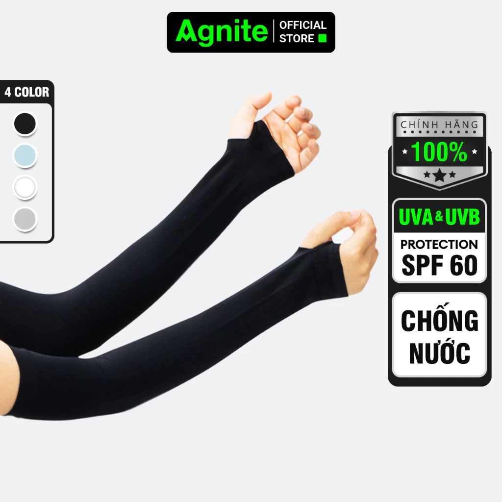Đôi Găng Tay Chống Nắng Nam Nữ Agnite Deli Chống Tia UV SPF60 Bao Tay Phượt Du Lịch Chất Liệu Thoáng