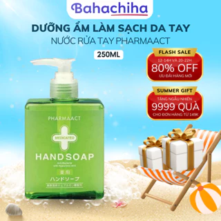 Nước rửa tay Pharmaact Hand Soap dưỡng ẩm làm sạch da tay 250ml - Bahachiha