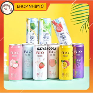 Nước trái cây hoa quả lên men Rio (dạng lon 330ML)