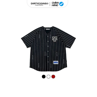 Áo DirtyCoins Baseball Black Striped