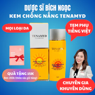 Kem chống nắng Tenamyd nâng Tone, Tenamyd Kem chống nắng mỏng nhẹ, Dành Cho Mọi Loại Da, SPF 50, 70ml Thoáng Mịn