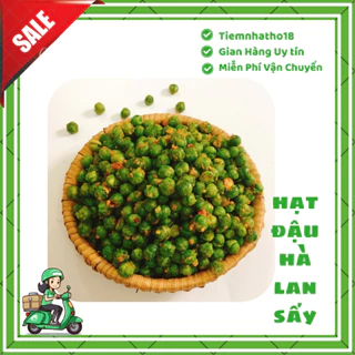 500G Đậu Hà Lan Rang Muối/Tỏi Ớt Thơm Ngon Đậm Vị, Túi Zip , đồ ăn vặt