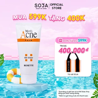 Sữa Rửa Mặt Rosette Ngăn Ngừa Mụn Dành Cho Nam Men's Acne Foam 120G 