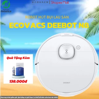 Robot hút bụi lau nhà Ecovacs Deebot N8 - Trắng Bản Quốc tế - App Tiếng Việt