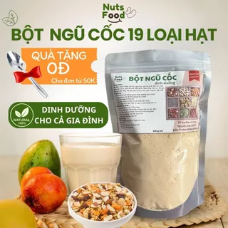 Bột ngũ cốc dinh dưỡng Nuts Food 19 loại đậu thơm ngon, hạt ngũ cốc tăng giảm cân lợi sữa tốt cho hệ tiêu hóa