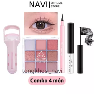 Bộ Trang Điểm Đầy Đủ Set Make Up Trang điểm đi tiệc trang điểm cá nhân 4 MÓN NAVI