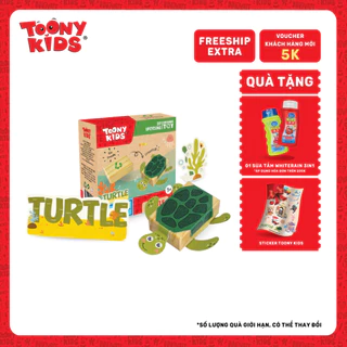 Bộ Đồ Chơi DIY TOONYKIDS Phiêu Lưu Đại Dương Sea Animal Turtle Cho Bé TN00124-005 (TẶNG KÈM STICKER)