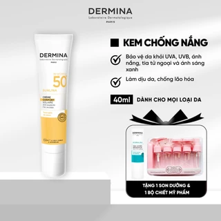 Kem chống nắng bảo vệ toàn diện màng lọc phổ rộng Dermina Sunlina Comforting Sun Cream SPF50+ PA++++