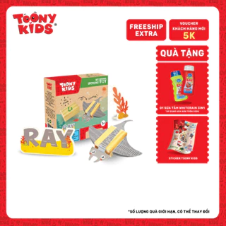 Bộ Đồ Chơi DIY TOONYKIDS Phiêu Lưu Đại Dương Sea Animal Ray Cho Bé TN00124-004 (TẶNG KÈM STICKER)