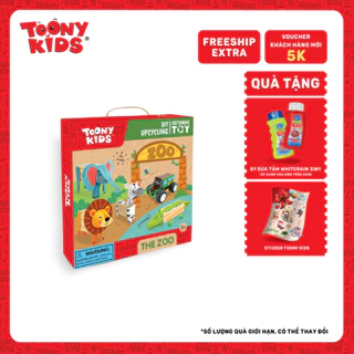 Bộ Đồ Chơi DIY TOONYKIDS Sở Thú Kì Diệu The Zoo TN00224-001 (TẶNG KÈM STICKER)