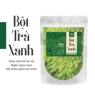 Bột trà xanh đắp mặt nguyên chất sấy lạnh CONA hữu cơ - bột trà xanh nguyên chất 100% organic