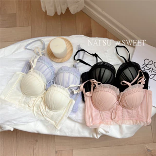 Áo Lót Ren Nữ Áo Lót Nữ Áo Bra Corset Bralette Nâng Ngực Cao Cấp Chống Cuộn Mix Đồ Siêu Xinh Avalingerie AL0062