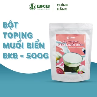 Bột Kem Topping Vị Muối Biển BKB - Gói 500G - Thơm Béo Đậm Đà