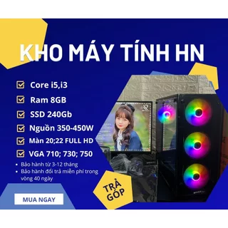 Bộ máy tính I5 Siêu nhanh  chơi game Liên Minh, Đột Kích ,Free Fire ,Truy Kích, Audition MỚI 99%  Window 10, Màn 20 Ich