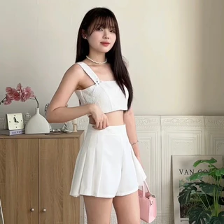 Quần short xếp li xoè - Shi Clothing