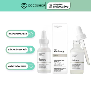 Tinh chất The Ordinary Niacinamide 10% + Zinc 1% - Giảm mụn thâm COCOSHOP