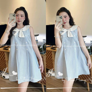 Váy xuông babydoll kẻ form dấu quần mềm mát