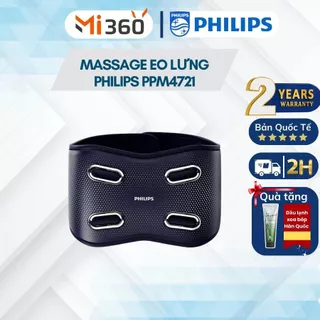 Đai massage lưng PHILIPS 4721 - 3 Cách thức massage - BH 24 Tháng
