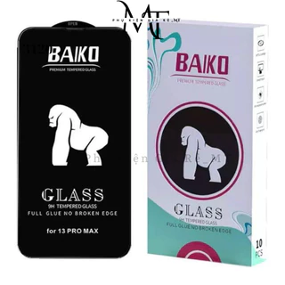 Kính cường lực iphone baiko full màn 7plus/8plus/11/11pro/11promax/12/12pro/12promax/13/13pro/13promax/14/14pro/14promax