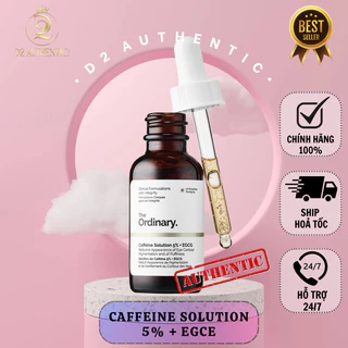 (CÓ BILL) Serum dưỡng mắt, giảm quầng thâm - Caffeine Solution 5% + EGCG – The Ordinary. D2 authentic