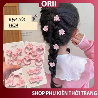 Kẹp tóc hoa cúc sứ hồng, hoa sứ vàng dễ thương cho bé , kẹp mái hàn quốc ,kẹp tóc mái lolita nhẹ nhàn.