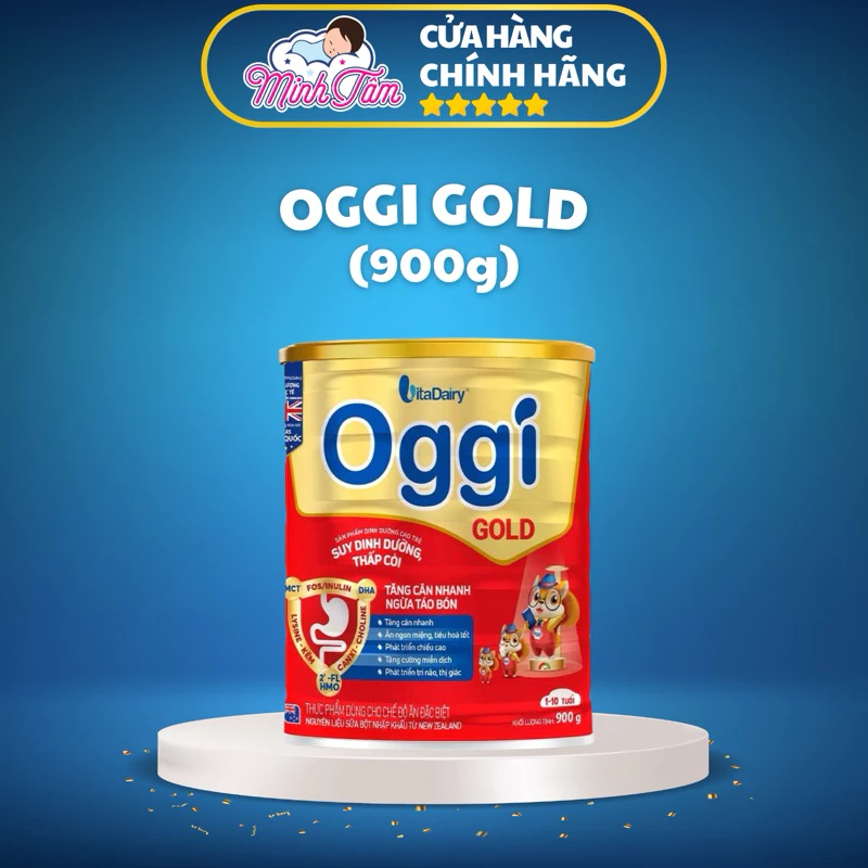 [Date mới, Mã QR] Sữa bột Oggi Gold (900g)