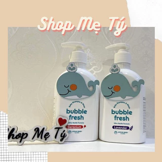 (Mẫu mới) Sữa tắm gội JoonaBaby bubble fresh oải hương/ phong lữ 350ml thương hiệu Joona Baby cho bé từ sơ sinh 0M+