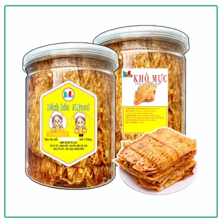 Mực Cán tẩm gia vị Lon Nhỏ 150gram - Khô Mực Cán tẩm gia vị