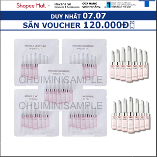 Gói sample tinh chất 777 Ohui phục hồi tái tạo và căng bóng da - Miracle Moisture Ampoule Ohui 777