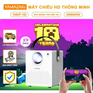 Máy Chiếu Mini 4K T9 Full HD kết nối Android xem Phim, NetFlix, Youtube trực tiếp, kết nối máy tính