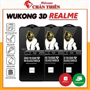 Kính cường lực Realme 5 5i 5s 10 9 8 7 c31 c35 c21 c25 c21y c11 c12 6i 6 pro 2 pro 3 pro 5pro 9 pro 8 pr [WK-3D]