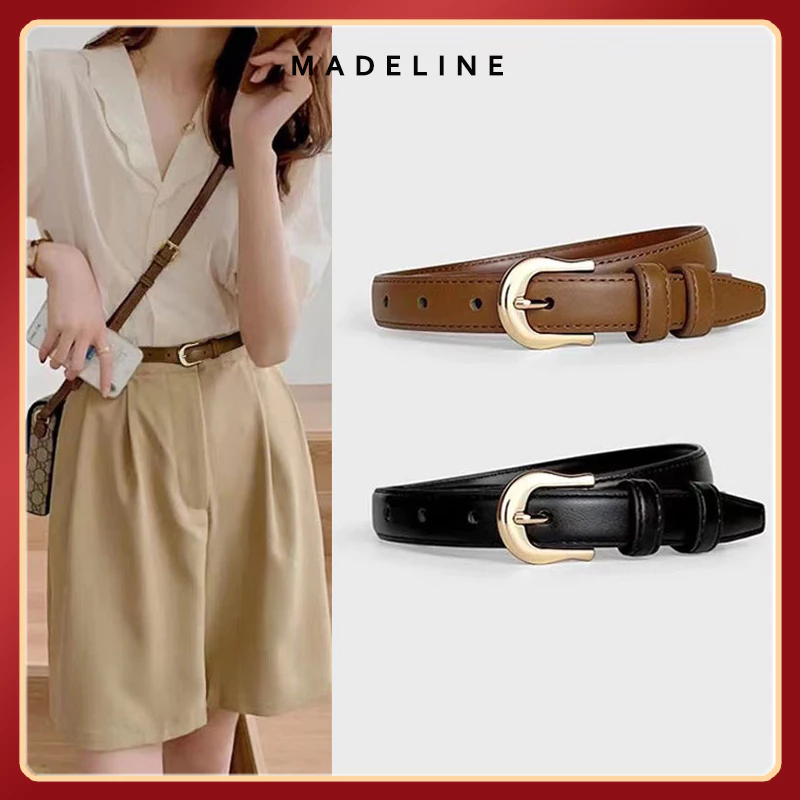 Thắt lưng nữ Madeline TL203 dây nịt nữ bản 2cm da PU phong cách mới hiện đại
