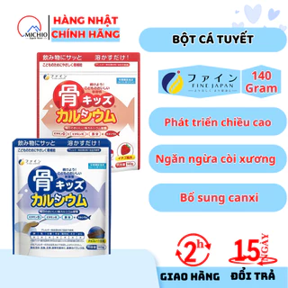 Bột Canxi Cá Tuyết Bone’s Calcilum For Kids Nhật Bản túi 140g giúp bé tăng chiều cao