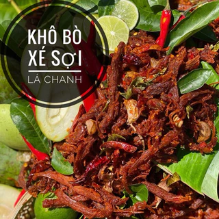 1KG KHÔ BÒ XÉ LÁ CHANH