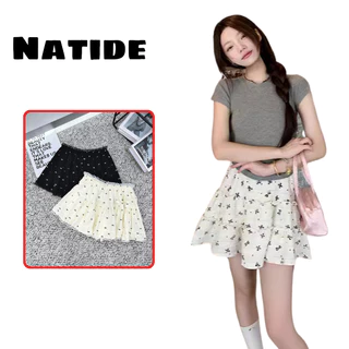 Chân váy nơ bèo dáng ngắn 2 tầng kèm quần trong chất dày dặn Natide_store - GT26