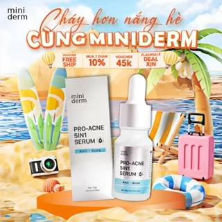 Serum hỗ trợ giảm mụn MINIDERM 10g Skincare Làm Đẹp Da