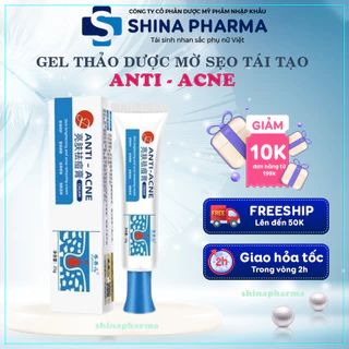 Kem Xóa Sẹo Rỗ Anti Acne 25g - Gel Anti Acne Loại Bỏ Sẹo Rỗ, Sẹo Lõm, Phục Hồi Vùng Da Bị Sẹo, Mờ Thâm Sáng Da