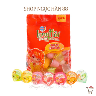 Thạch Rau Câu Long Hải Hương Trái Cây Túi 910gr