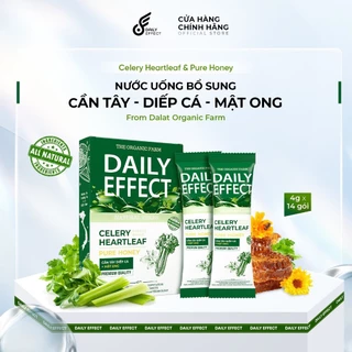 Nước Uống Detox Bột cần tây diếp cá mật ong DAILY EFFECT ( Hộp 14 gói )