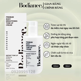 Kem Dưỡng Trắng Bodiance Premium Body Brightening Tone Up 300ml - Nâng Tone, Làm Dịu, Ngừa Nếp Nhăn