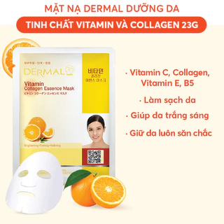 Mặt nạ Dermal dưỡng da tinh chất vitamin và collagen 23g