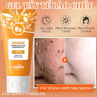 Tẩy Tế Bào Chết Gel Làm Trắng Da Tẩy Tế Bào Chết Da Mặt GEL TẨY TẾ BÀO CHẾT TÁC ĐỘNG CAM ENZYMES 50g