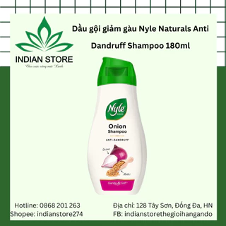 [Date 07.2024] Dầu gội giảm gàu Nyle Naturals Anti Dandruff Shampoo 180ml