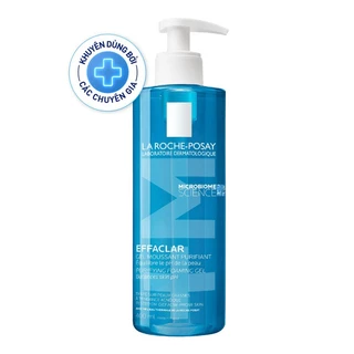 Gel rửa mặt La Roche-Posay Effaclar 400ml Foarming Gel -  Sữa rửa mặt cho da dầu nhạy cảm hàng Nội địa Pháp