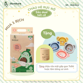 Tã bỉm dán / quần BB NATURE chất liệu sợi tre hữu cơ an toàn cho bé đủ size từ Newborn - 4XL