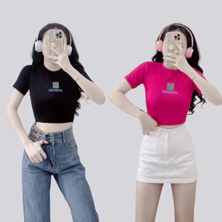 Áo thun Croptop [ New Arival ] chất vải xịn, mặc tôn dáng, hottrend , mẫu mới thịnh hành, form chuẩn